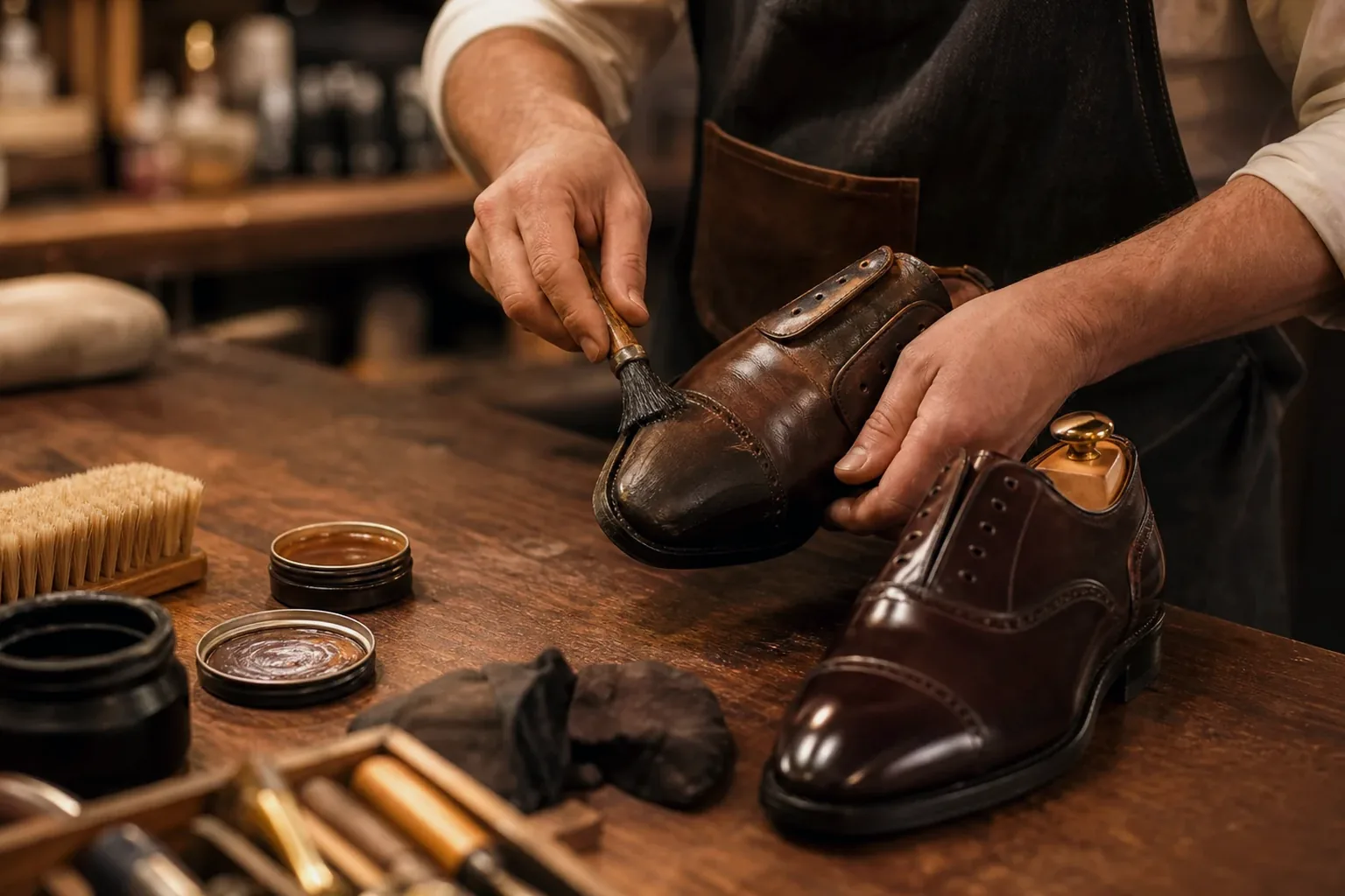 Reforma de sapatos sociais em Linhares